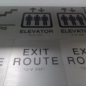 UV Printed Door Signs & Room Signages